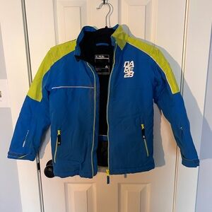 Dare2b Kids Vibrant Blue and Lime Jacket